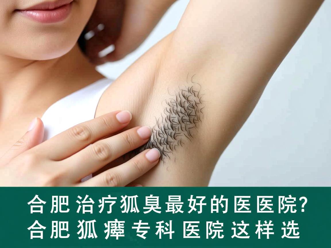 合肥治疗狐臭最好的医院？合肥狐臭专科医院这样选
