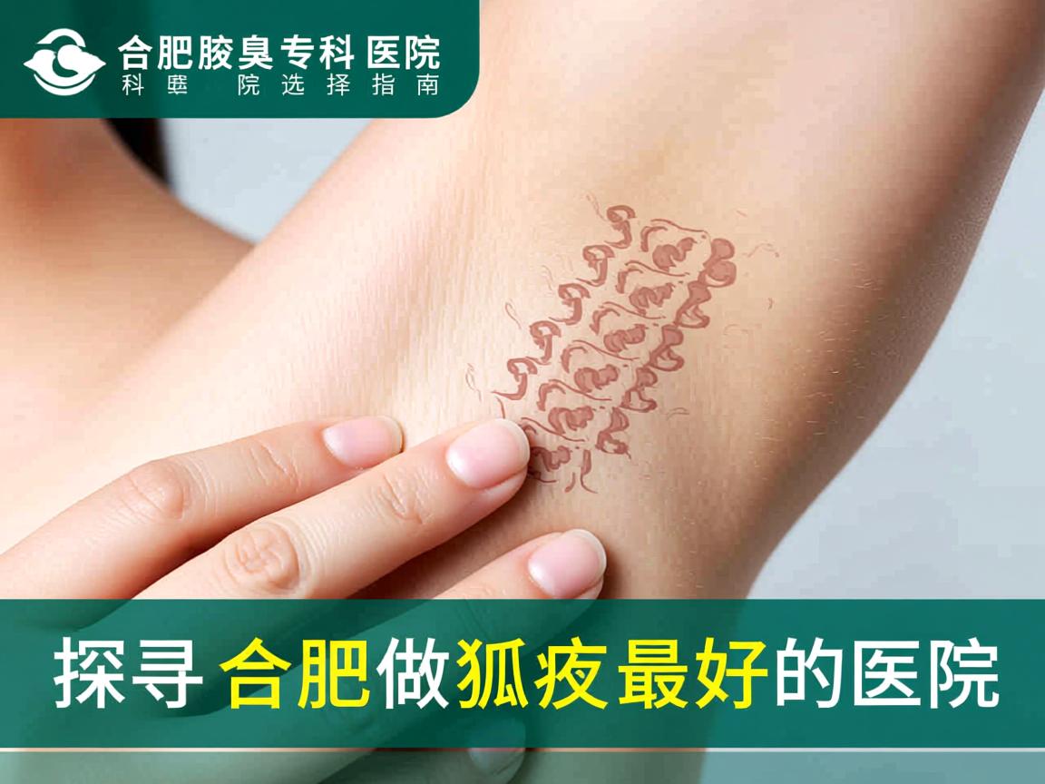 合肥腋臭专科医院选择指南，探寻合肥做狐臭最好的医院