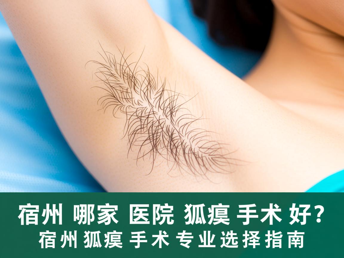 宿州哪家医院做狐臭手术好？宿州狐臭手术专业选择指南