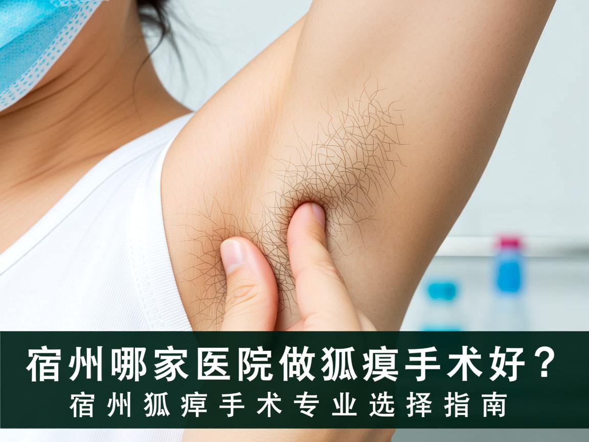 宿州哪家医院做狐臭手术好？宿州狐臭手术专业选择指南