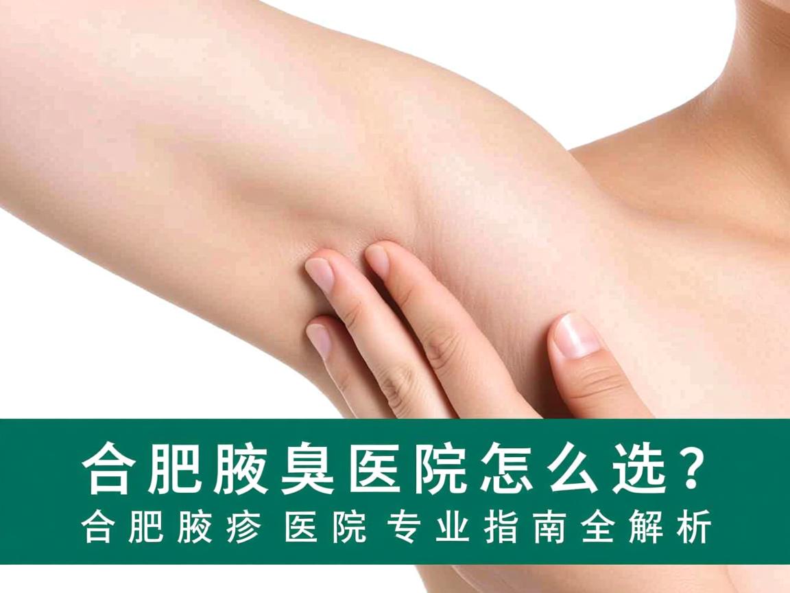 合肥腋臭医院怎么选？合肥腋臭医院专业指南全解析