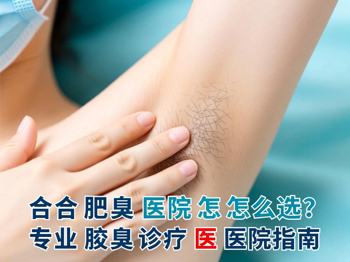 合肥腋臭医院怎么选？专业腋臭诊疗医院指南