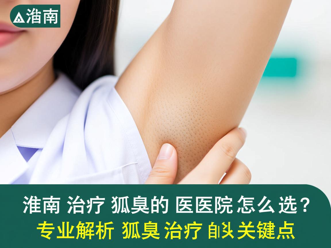 淮南治疗狐臭的医院怎么选？专业解析狐臭治疗的关键点