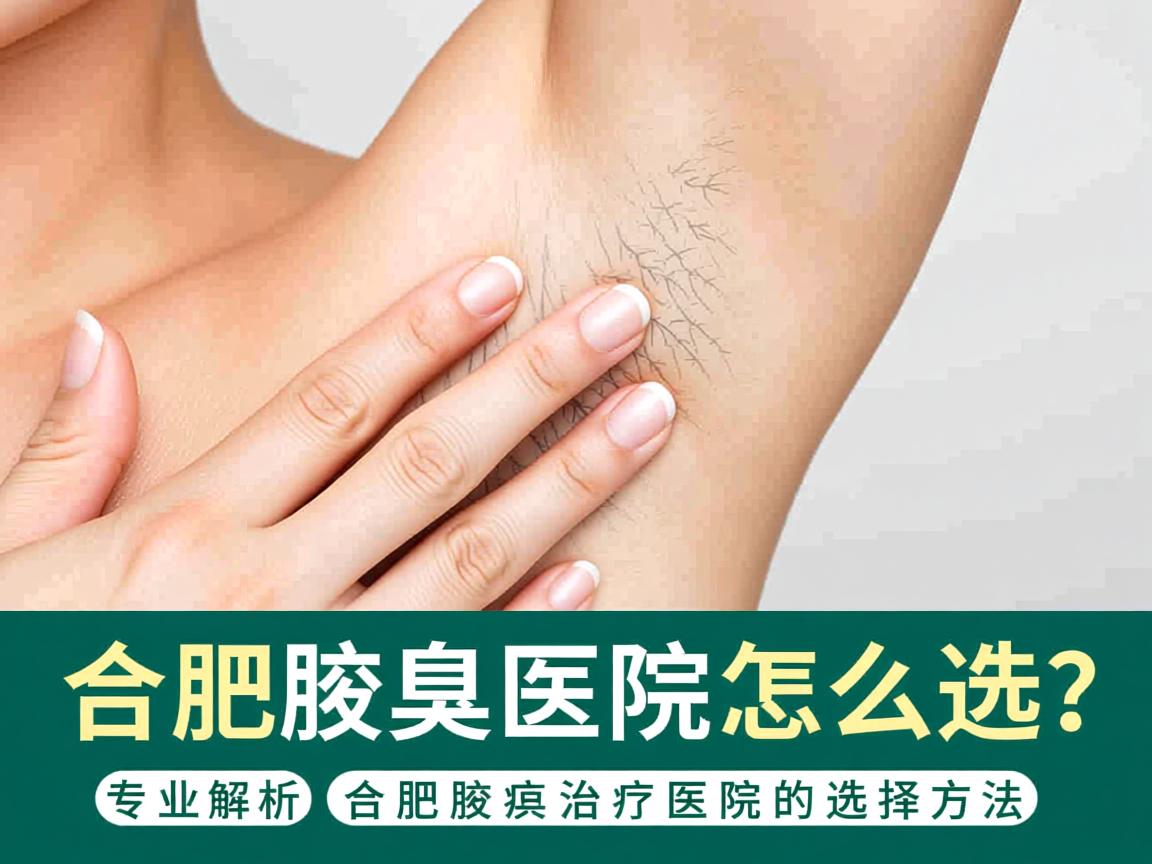 合肥腋臭医院怎么选？专业解析合肥腋臭治疗医院的选择方法