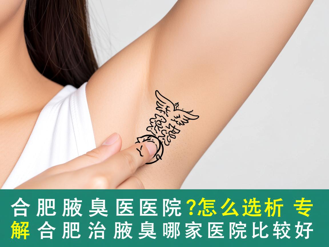 合肥腋臭医院怎么选？专业解析合肥治腋臭哪家医院比较好