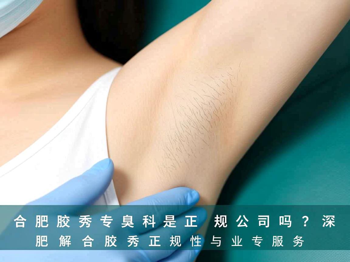 合肥腋秀腋臭专科是正规公司吗？深度解析合肥腋秀正规性与专业服务