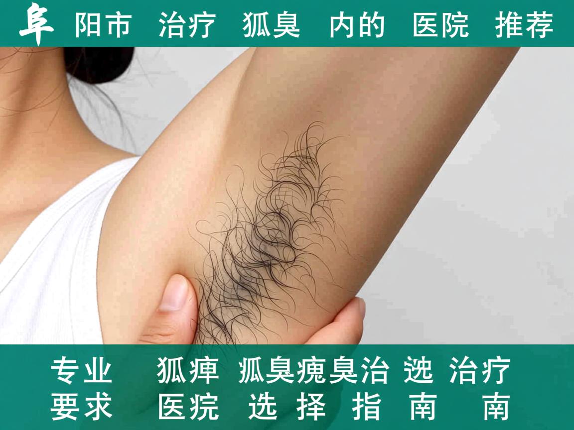 阜阳市治疗狐臭的医院推荐，专业狐臭治疗医院选择指南