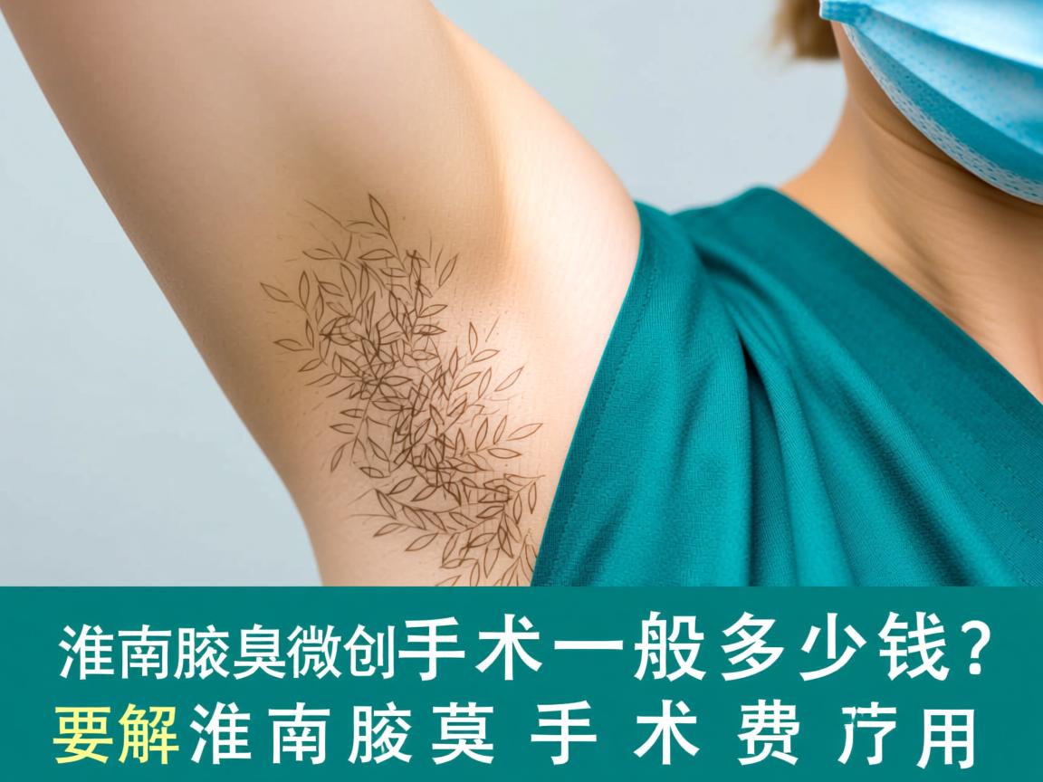 淮南腋臭微创手术一般多少钱？解析淮南腋臭手术费用