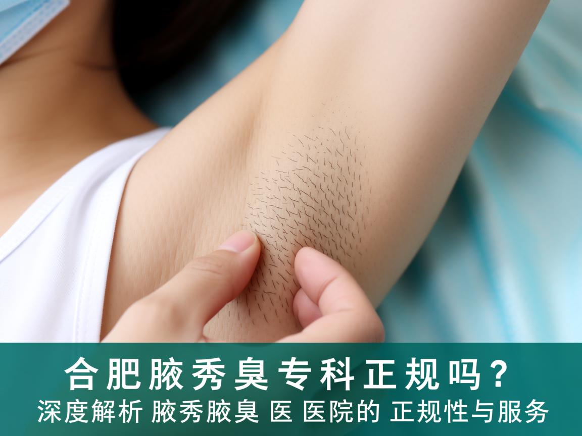 合肥腋秀腋臭专科正规吗？深度解析腋秀腋臭医院的正规性与服务
