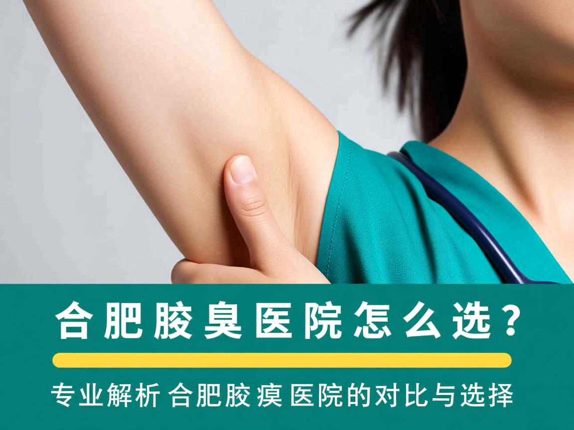 合肥腋臭医院怎么选？专业解析合肥腋臭医院的对比与选择