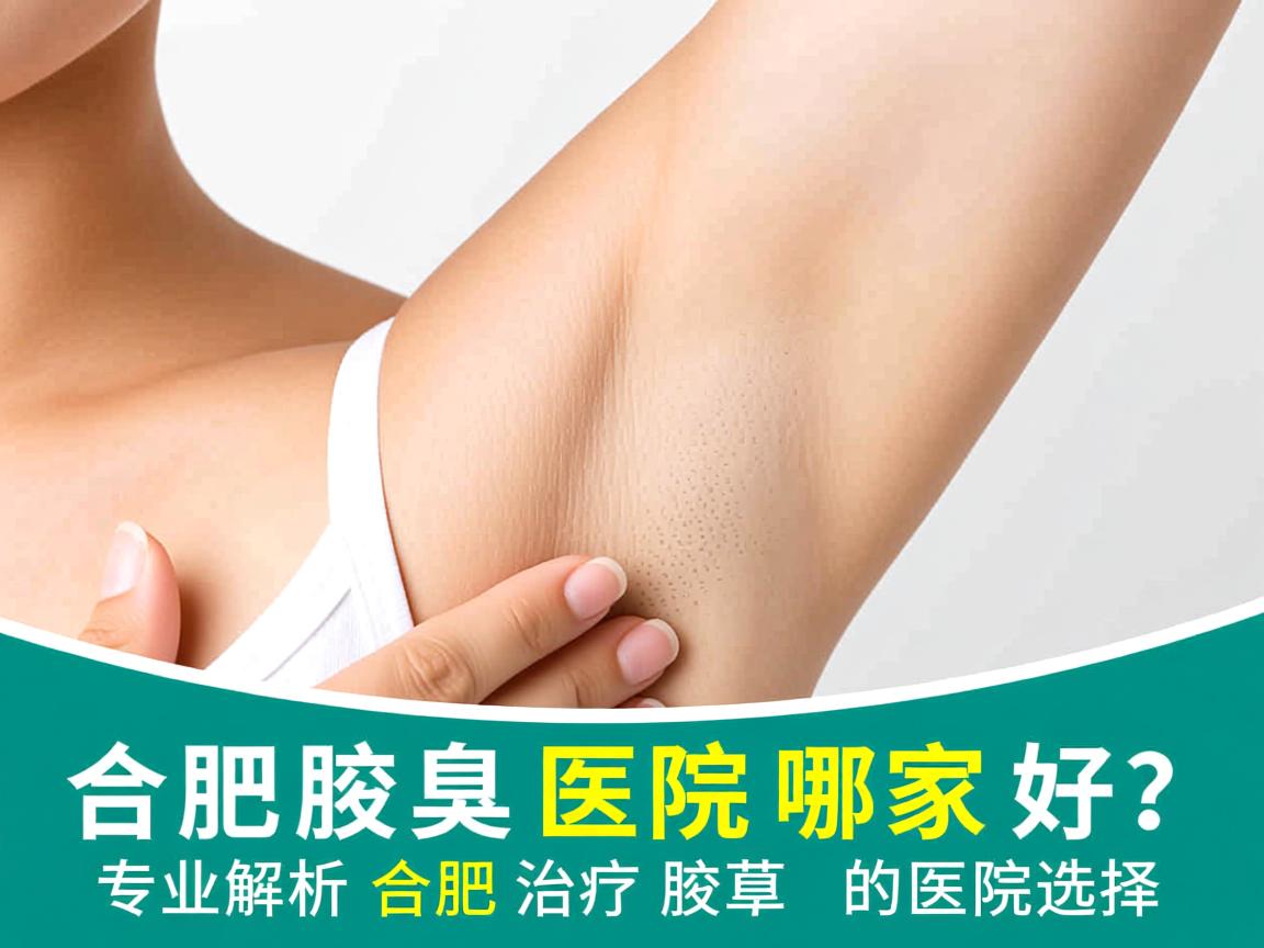 合肥腋臭医院哪家好？专业解析合肥治疗腋臭的医院选择