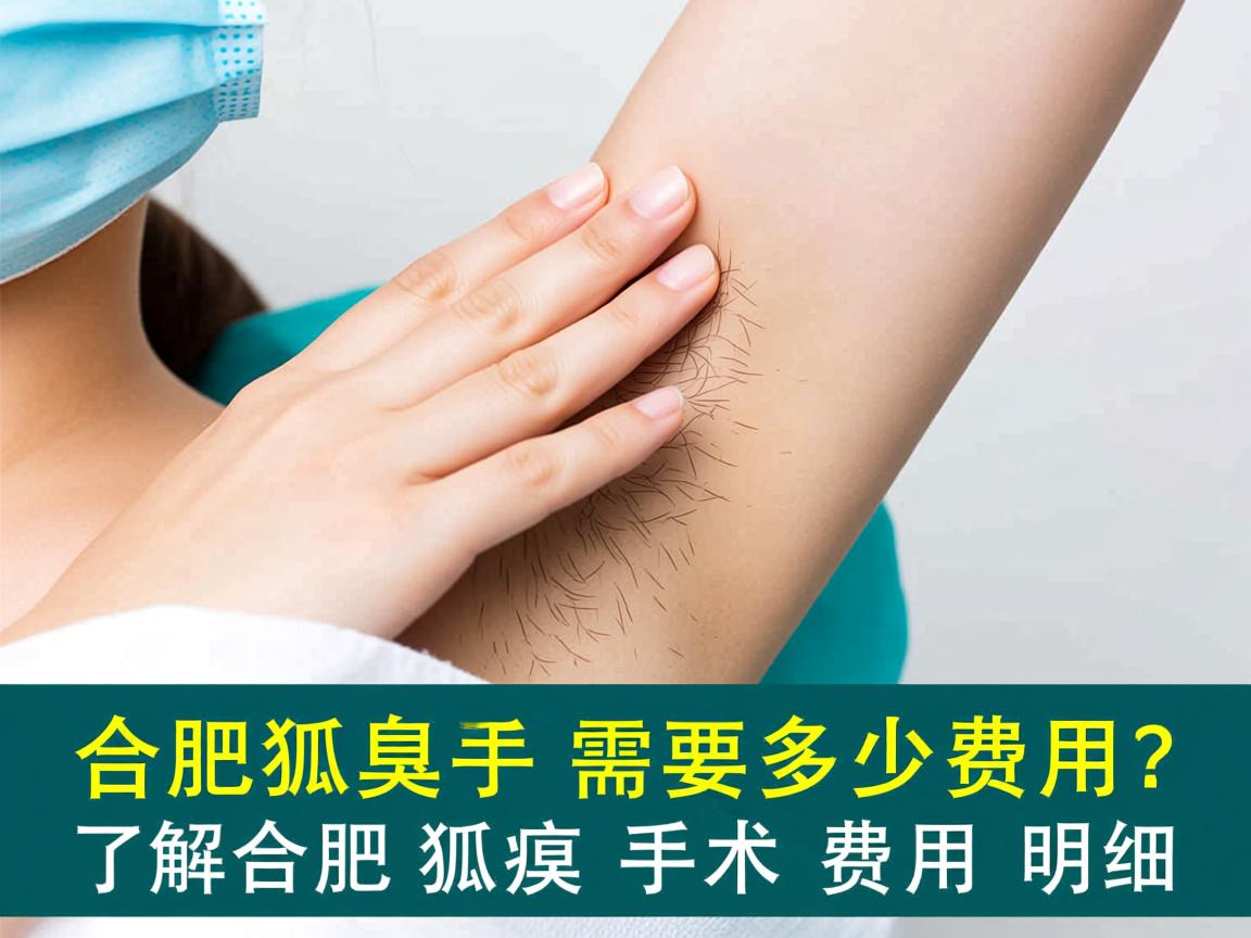 合肥狐臭手术需要多少费用？了解合肥狐臭手术费用明细