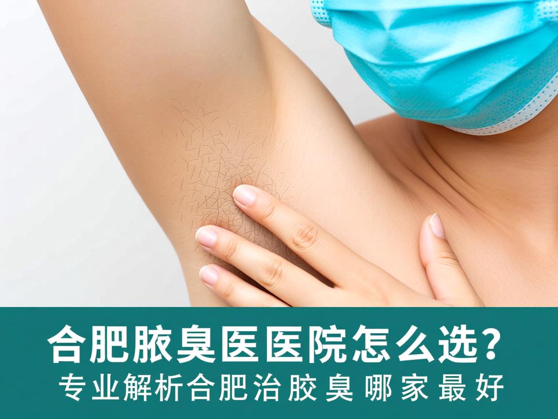 合肥腋臭医院怎么选？专业解析合肥治腋臭哪家最好