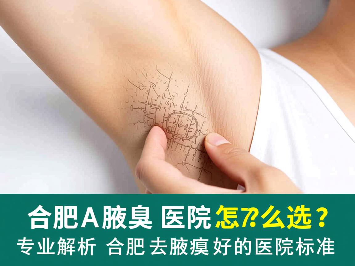 合肥腋臭医院怎么选？专业解析合肥去腋臭好的医院标准