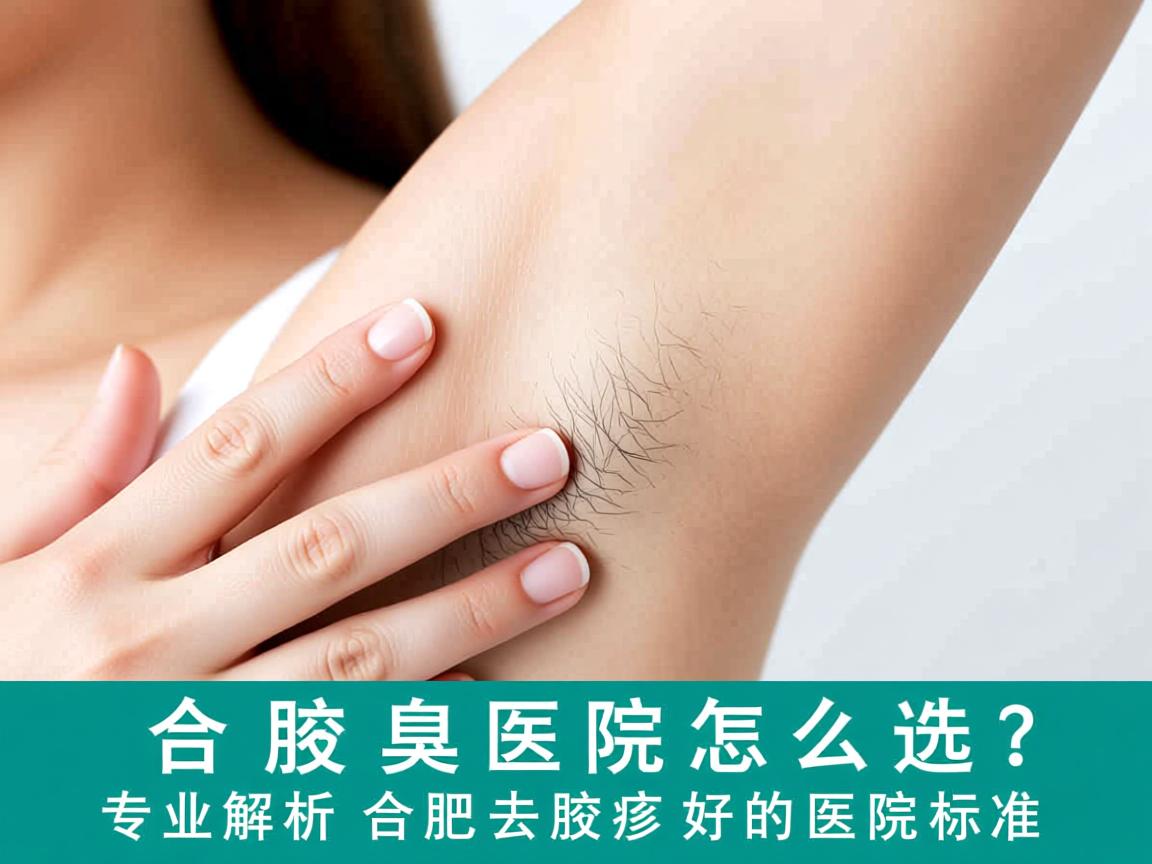 合肥腋臭医院怎么选？专业解析合肥去腋臭好的医院标准
