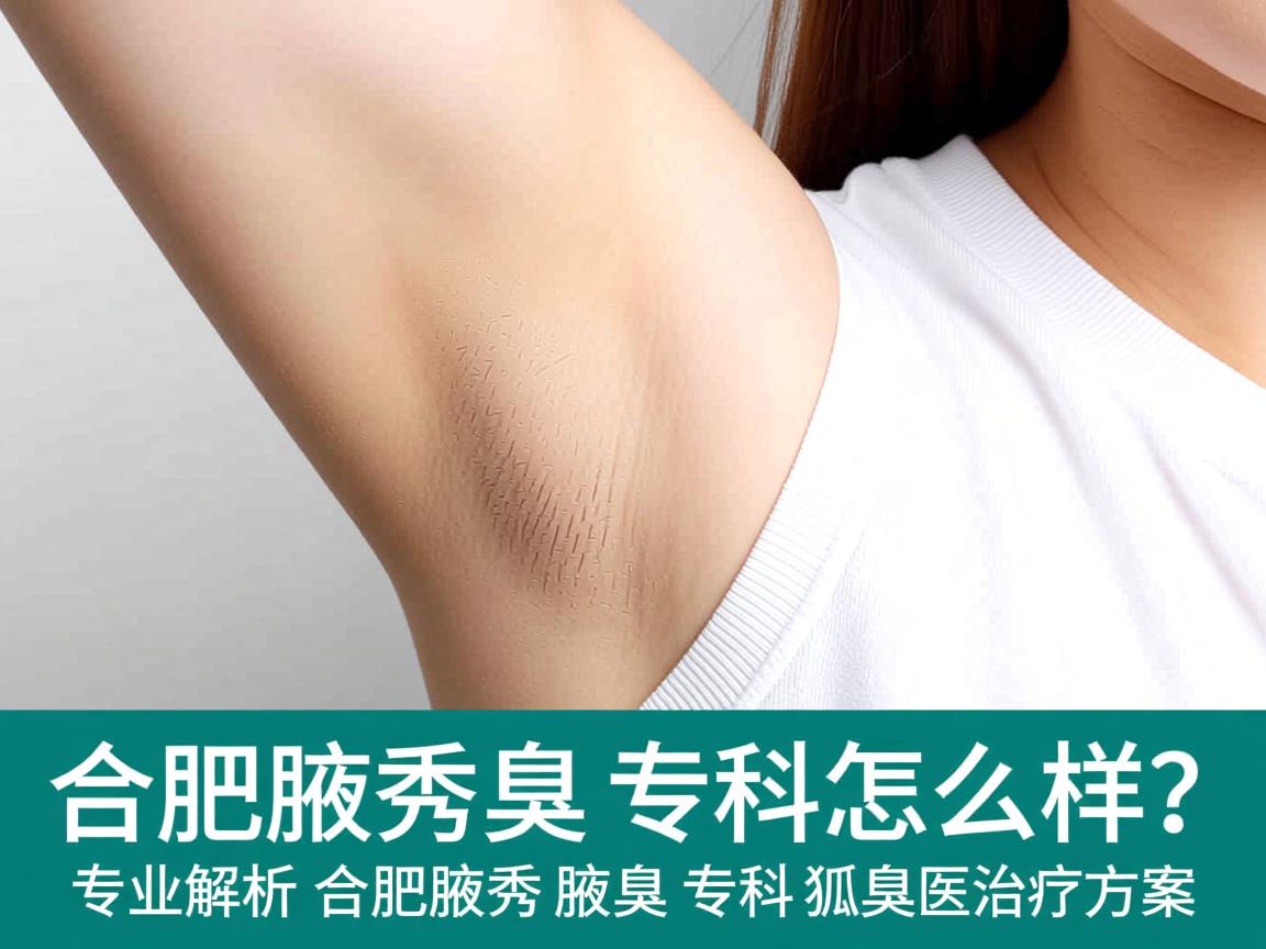 合肥腋秀腋臭专科怎么样？专业解析合肥腋秀腋臭专科的狐臭治疗方案