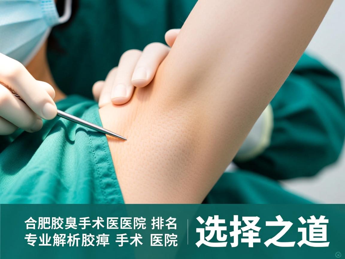 合肥腋臭手术医院排名，专业解析腋臭手术医院的选择之道