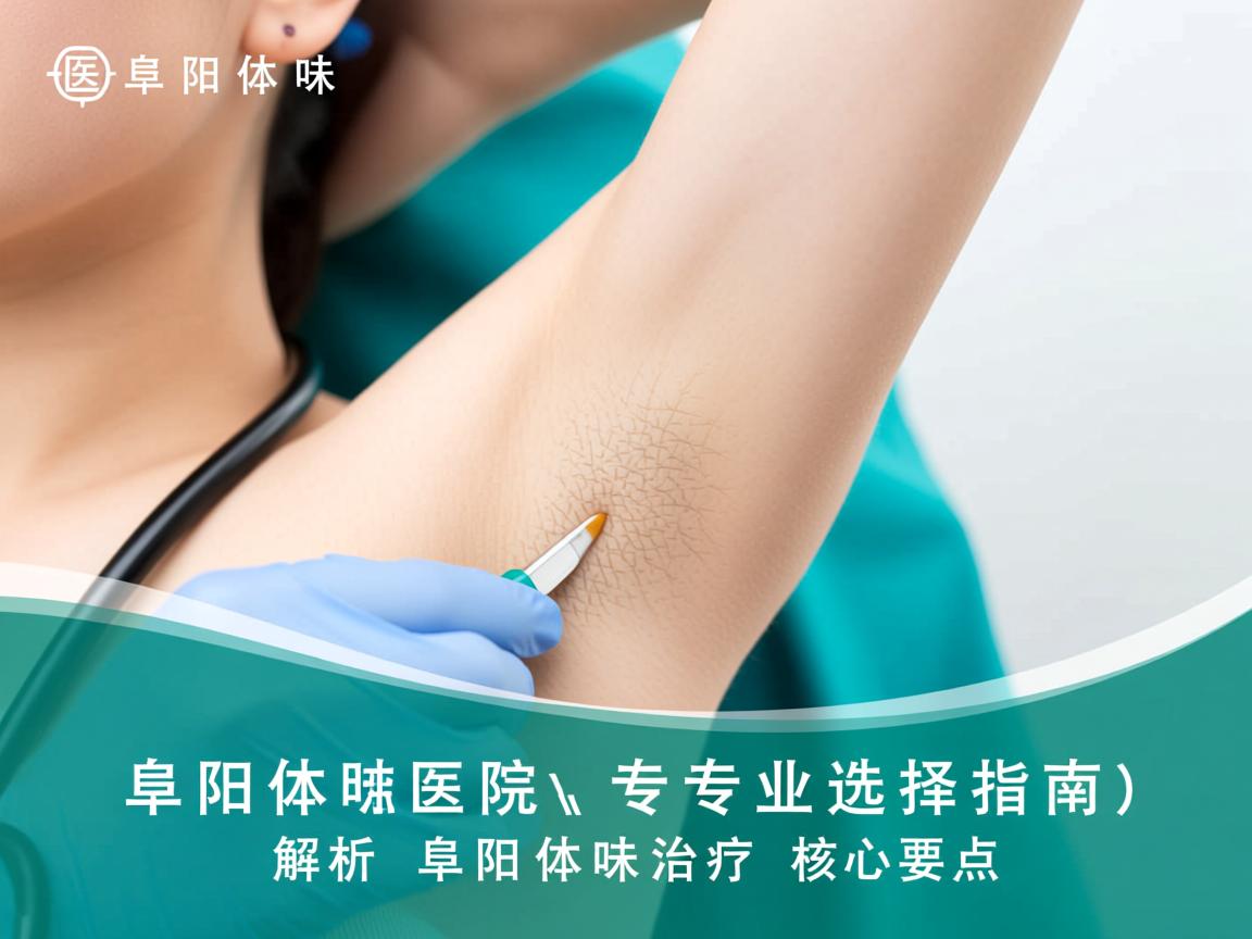 阜阳体味医院专业选择指南，解析阜阳体味治疗核心要点