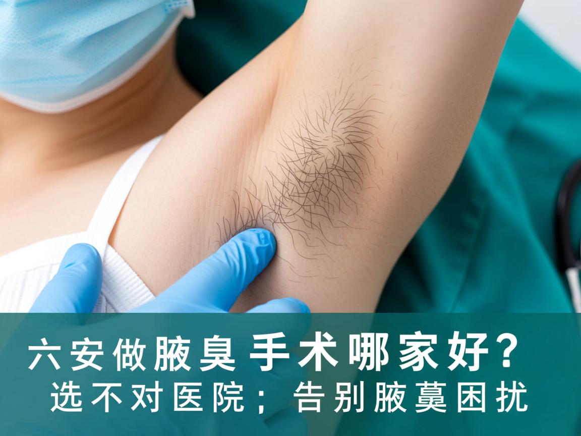 六安做腋臭手术哪家好？选对医院，告别腋臭困扰