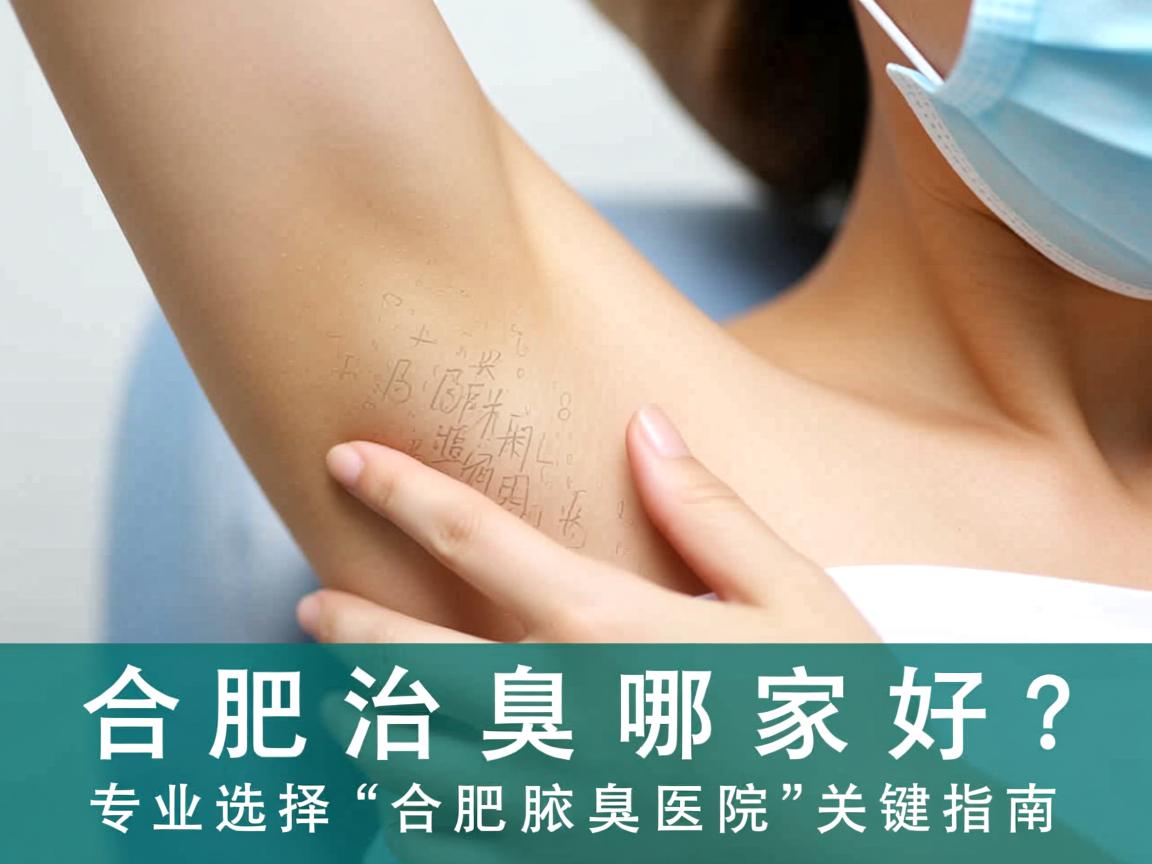 合肥治腋臭哪家好?专业选择合肥腋臭医院的关键指南 合肥治腋臭哪家好?专业选择合肥腋臭医院的关键指南
