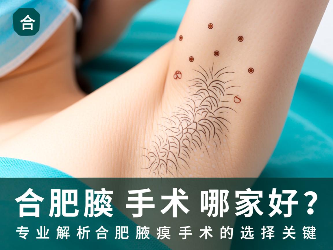 合肥腋臭手术哪家好？专业解析合肥腋臭手术的选择关键