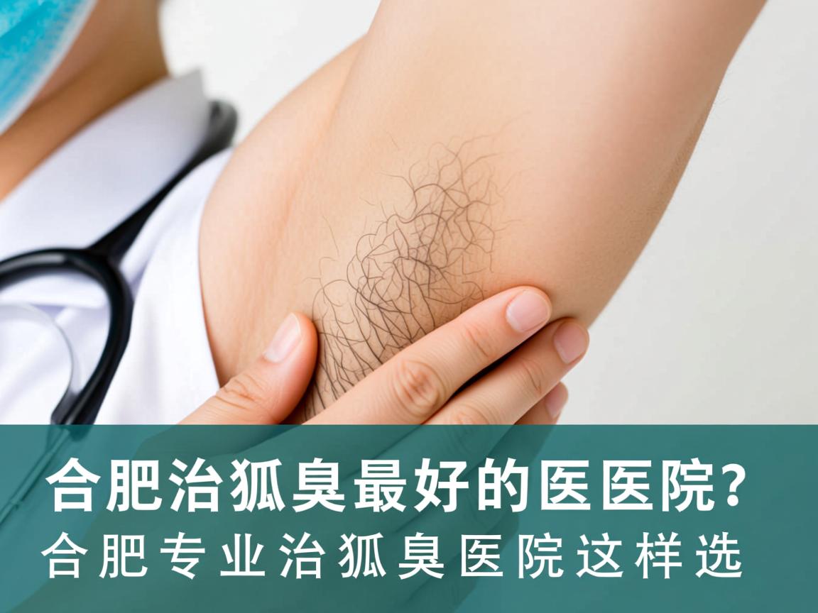 合肥治狐臭最好的医院？合肥专业治狐臭医院这样选
