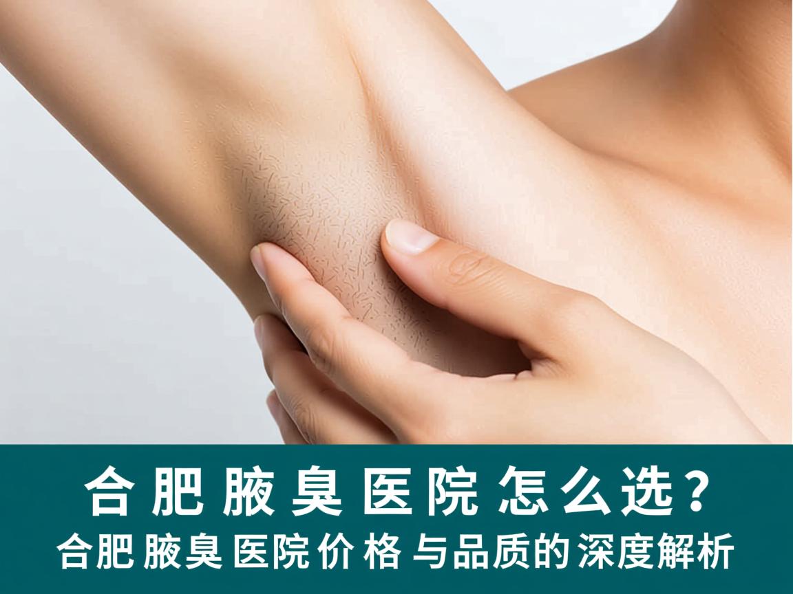 合肥腋臭医院怎么选？合肥腋臭医院价格与品质的深度解析