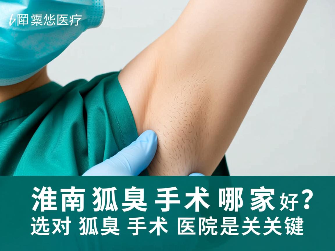 淮南狐臭手术哪家好？选对狐臭手术医院是关键