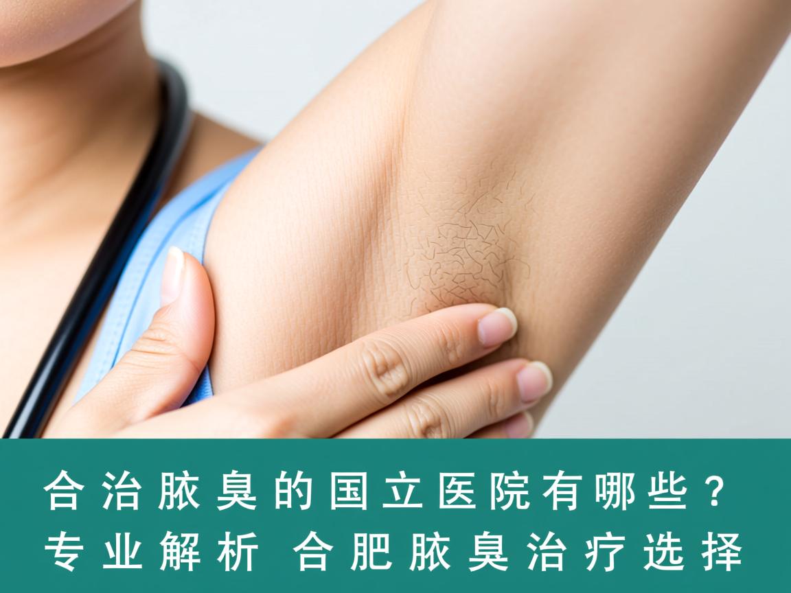合肥治腋臭的国立医院有哪些？专业解析合肥腋臭治疗选择