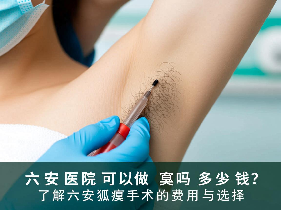 六安医院可以做狐臭吗多少钱？了解六安狐臭手术的费用与选择