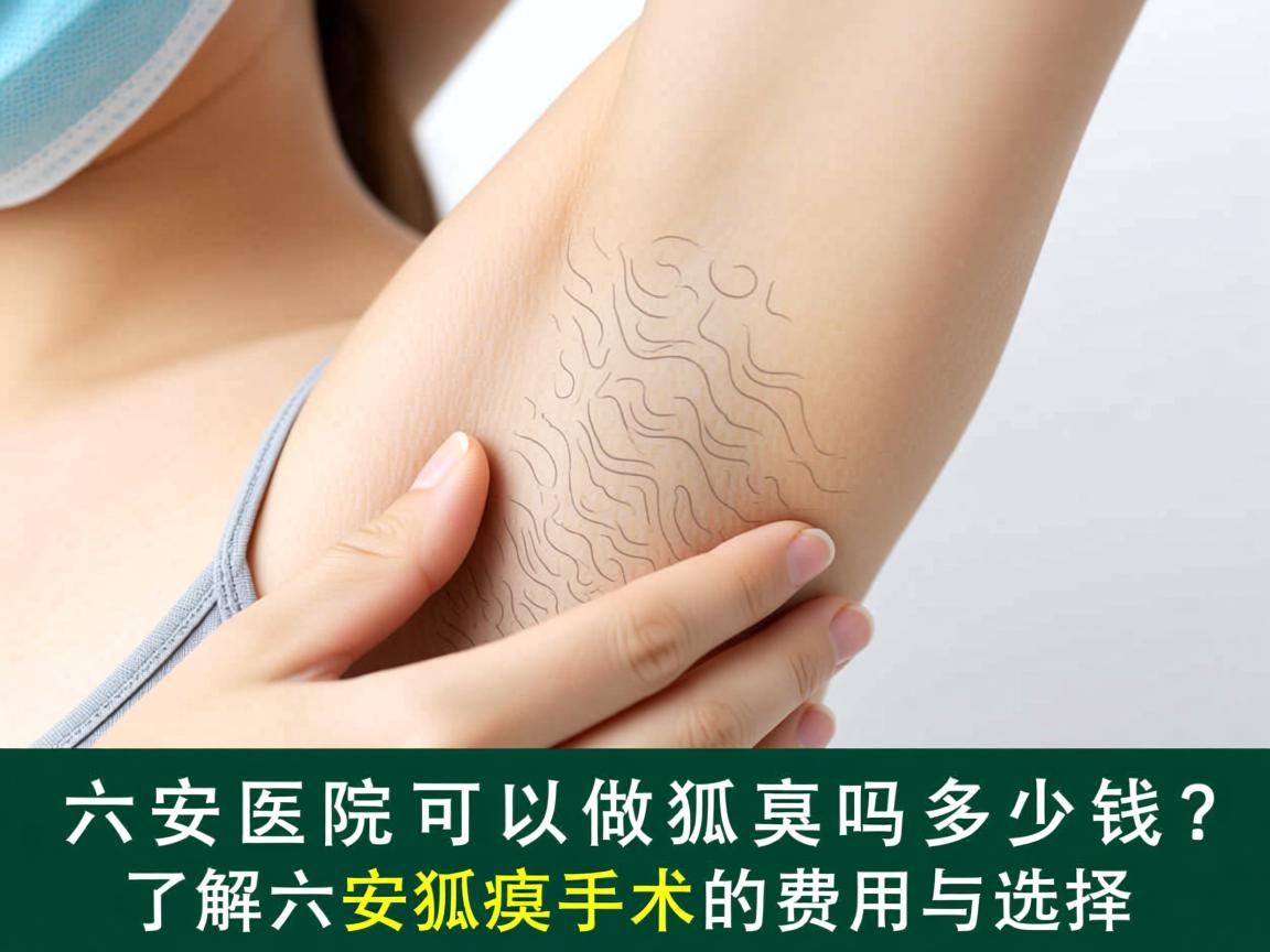 六安医院可以做狐臭吗多少钱？了解六安狐臭手术的费用与选择