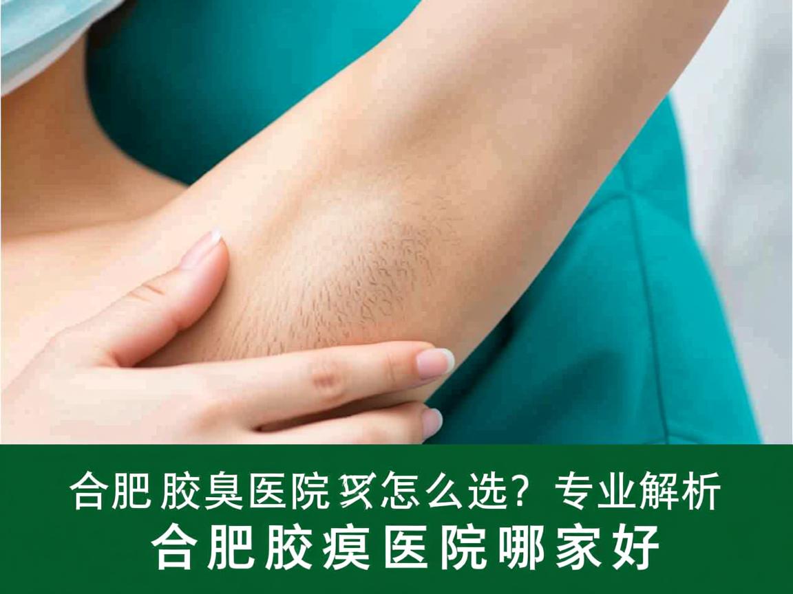 合肥腋臭医院怎么选？专业解析合肥腋臭医院哪家好