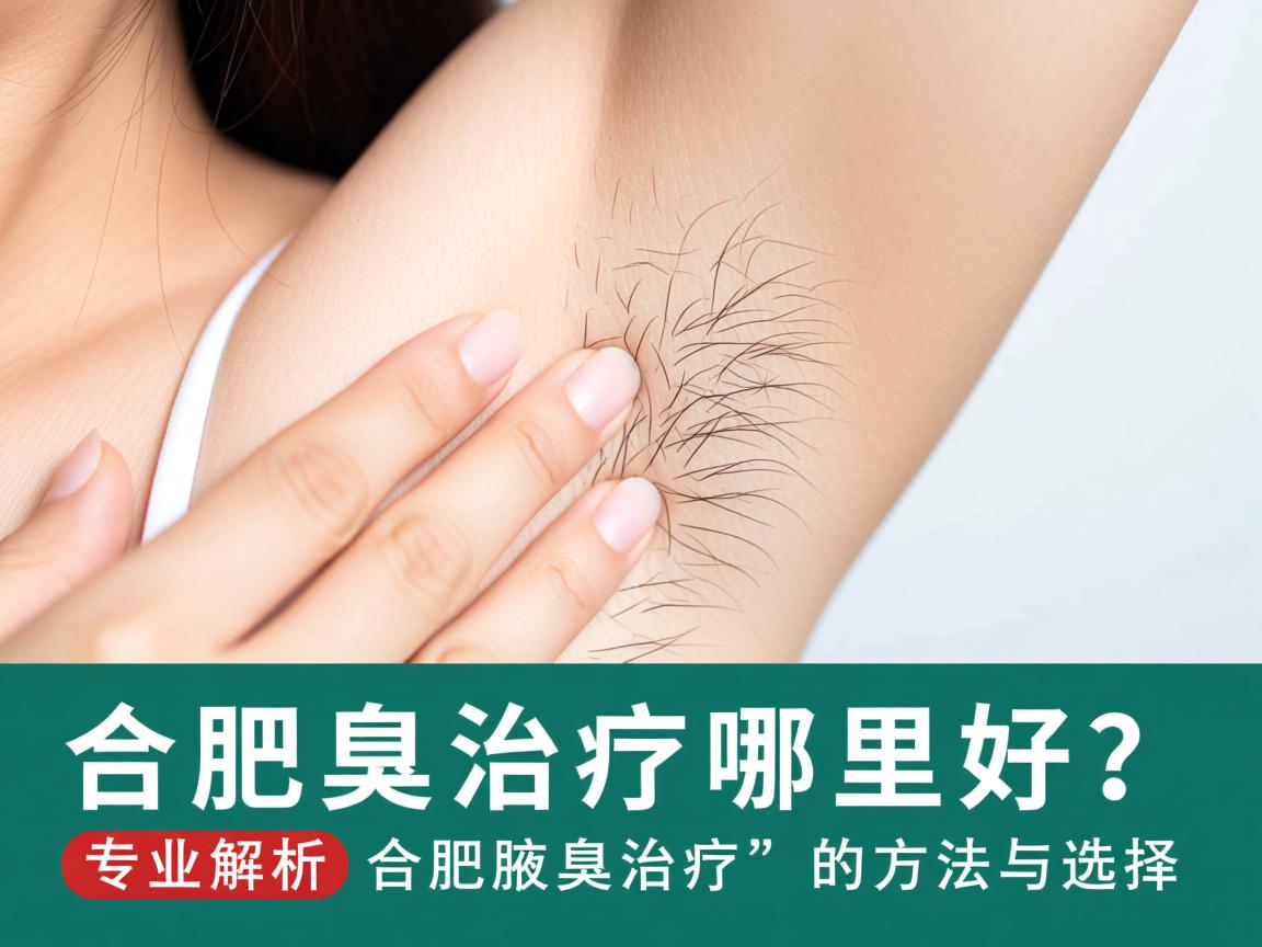 合肥腋臭治疗哪里好？专业解析合肥腋臭治疗的方法与选择