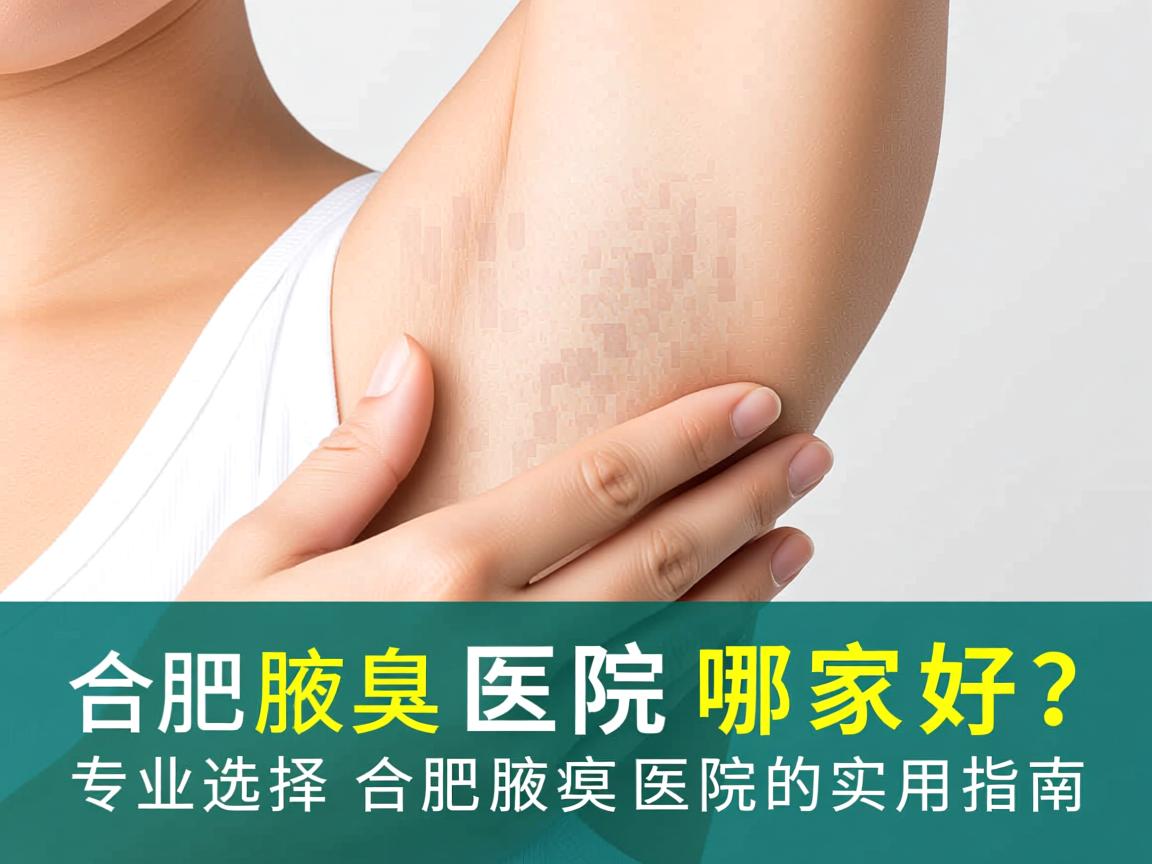 合肥腋臭医院哪家好？专业选择合肥腋臭医院的实用指南