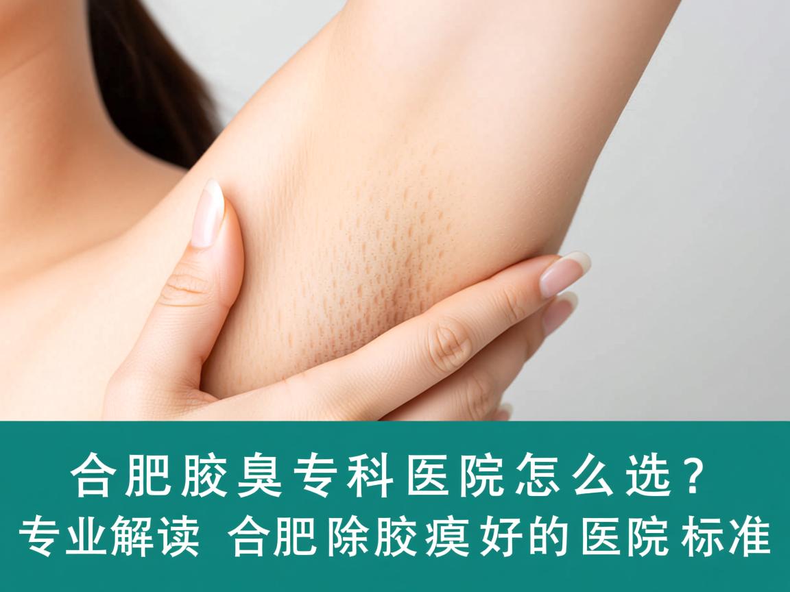 合肥腋臭专科医院怎么选？专业解读合肥除腋臭好的医院标准