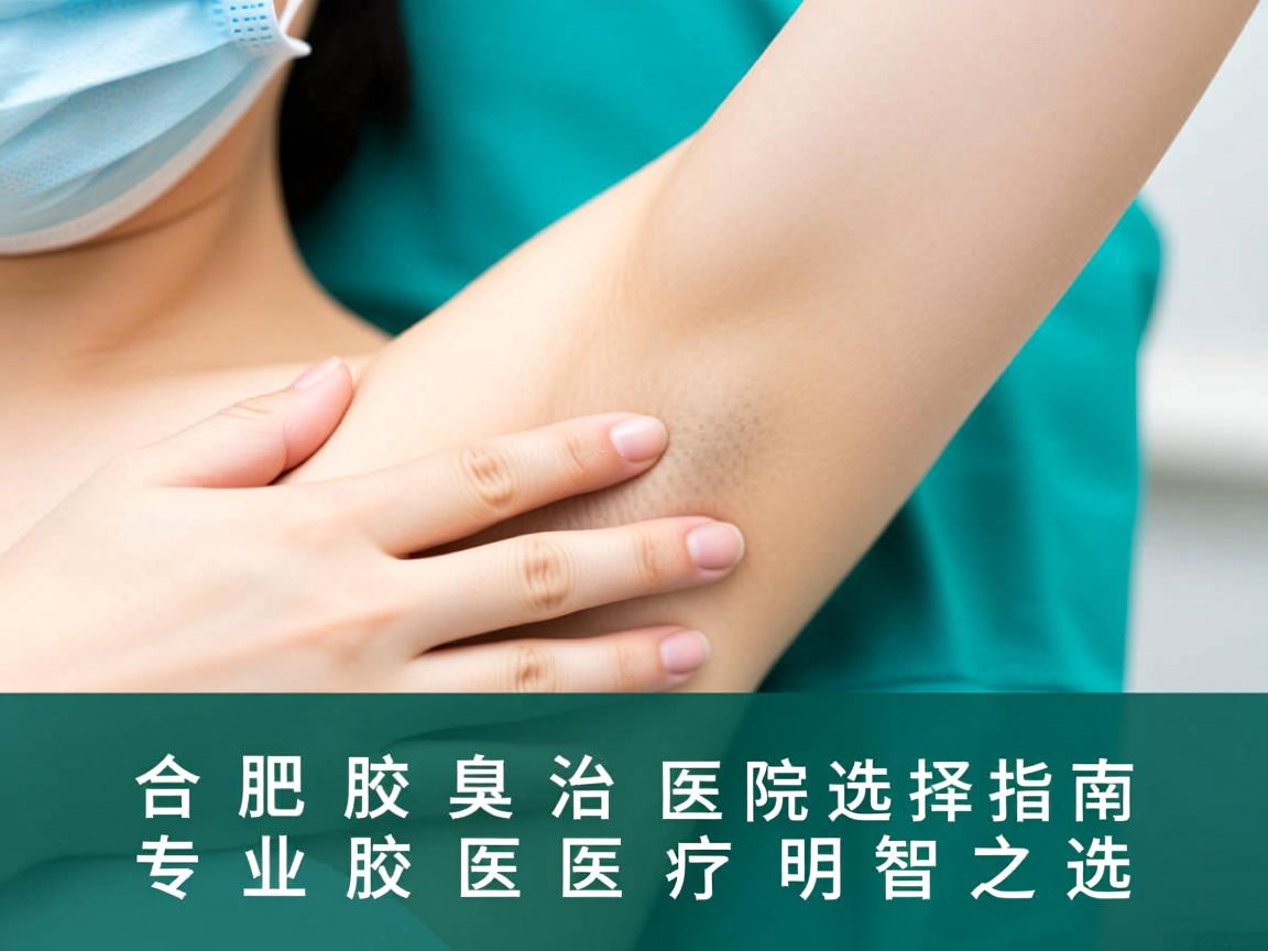合肥腋臭治疗医院选择指南，专业腋臭医疗的明智之选