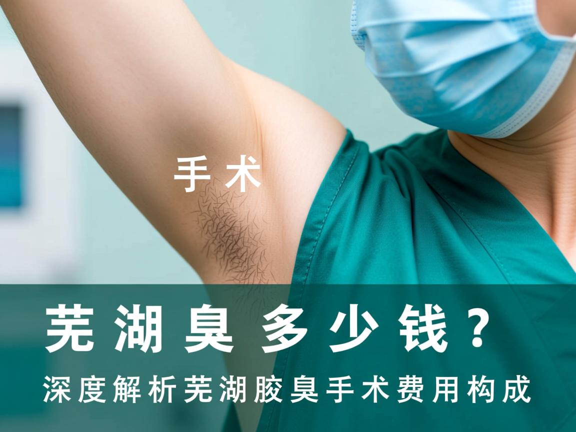 芜湖腋臭手术多少钱？深度解析芜湖腋臭手术费用构成
