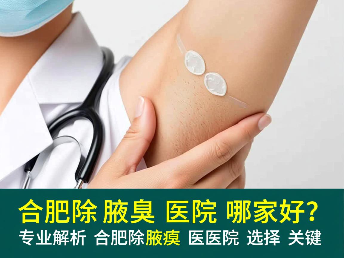 合肥除腋臭医院哪家好？专业解析合肥除腋臭医院的选择关键