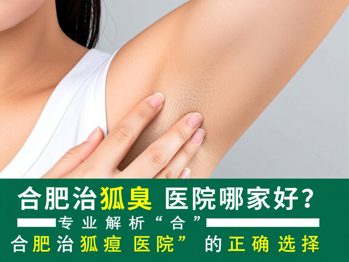 合肥治狐臭医院哪家好？专业解析合肥治狐臭医院的正确选择