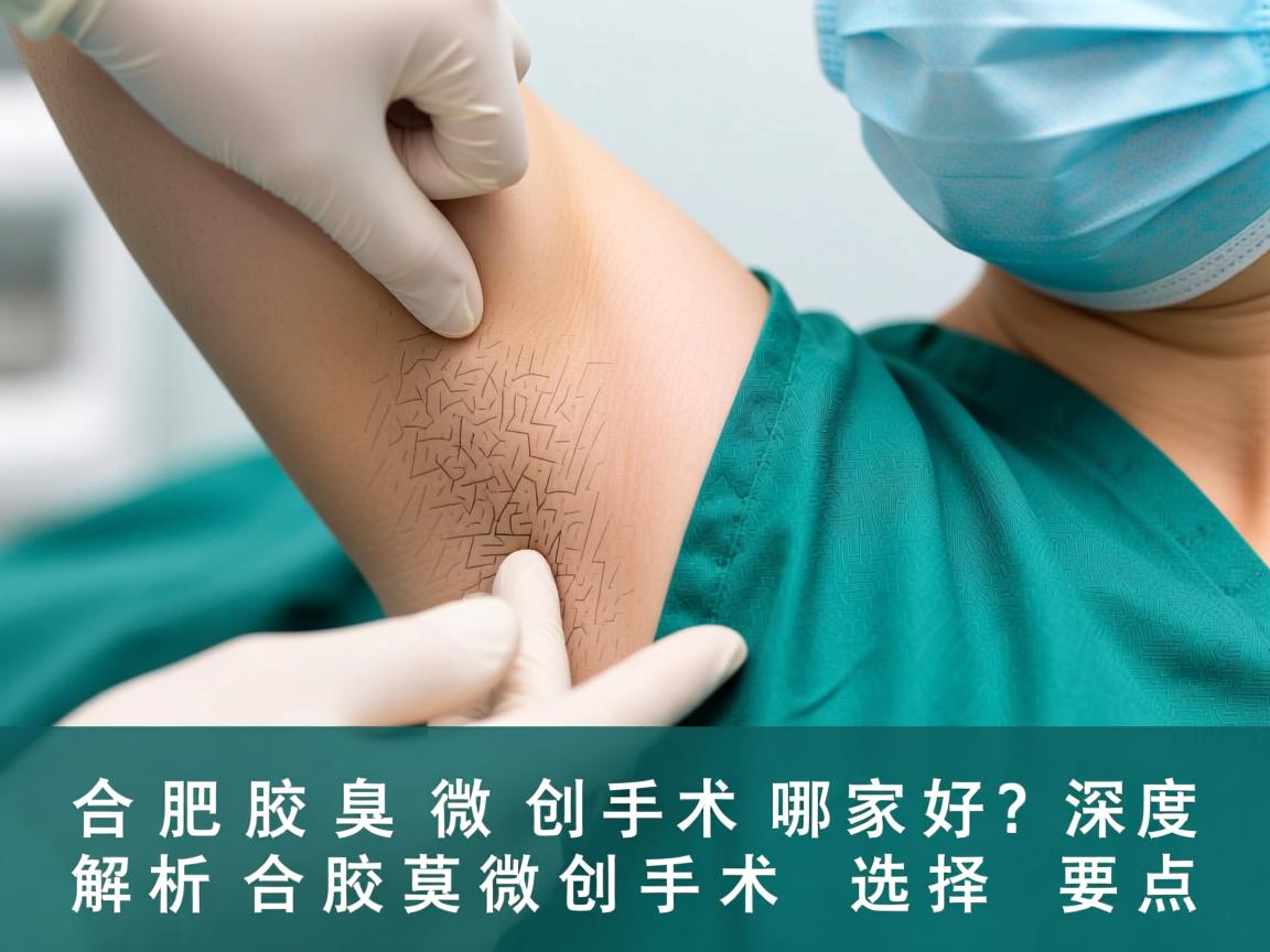 合肥腋臭微创手术哪家好？深度解析合肥腋臭微创手术选择要点