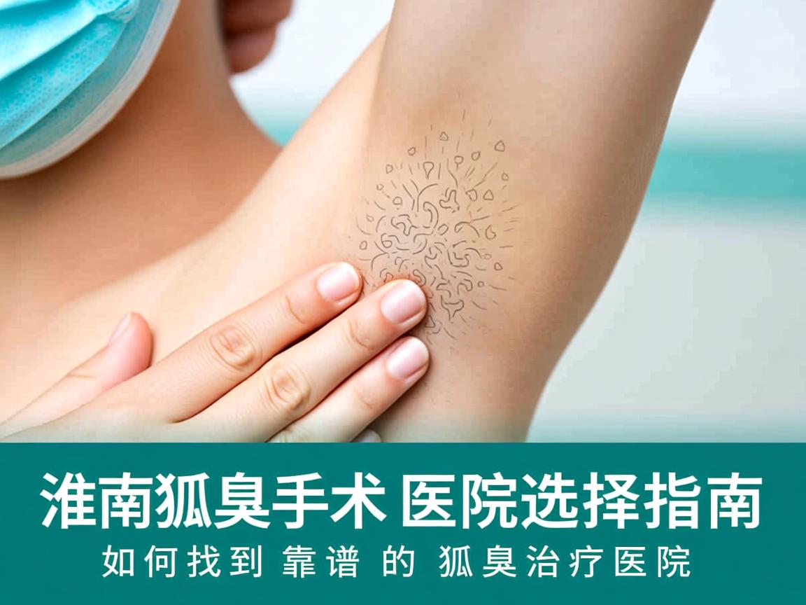 淮南狐臭手术医院选择指南，如何找到靠谱的狐臭治疗医院