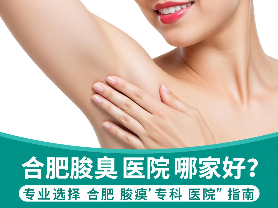 合肥腋臭医院哪家好？专业选择合肥腋臭专科医院的指南