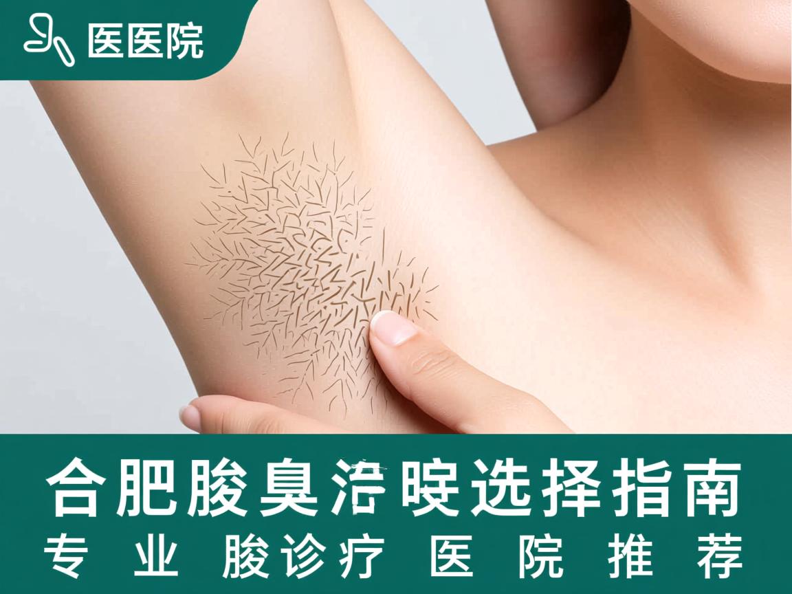 合肥腋臭治疗医院选择指南，专业腋臭诊疗医院推荐