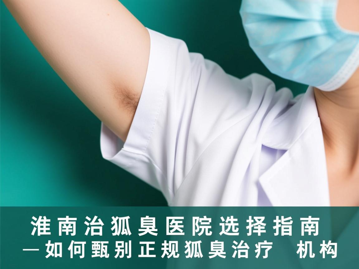 淮南治狐臭医院选择指南，如何甄别正规狐臭治疗机构