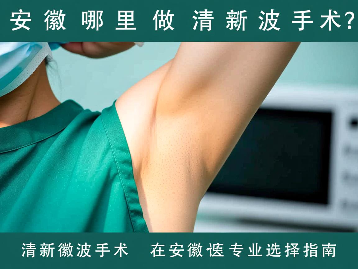 安徽哪里做清新微波手术？清新微波手术在安徽的专业选择指南