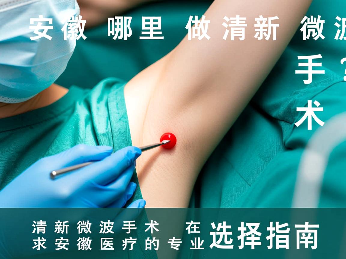 安徽哪里做清新微波手术？清新微波手术在安徽的专业选择指南
