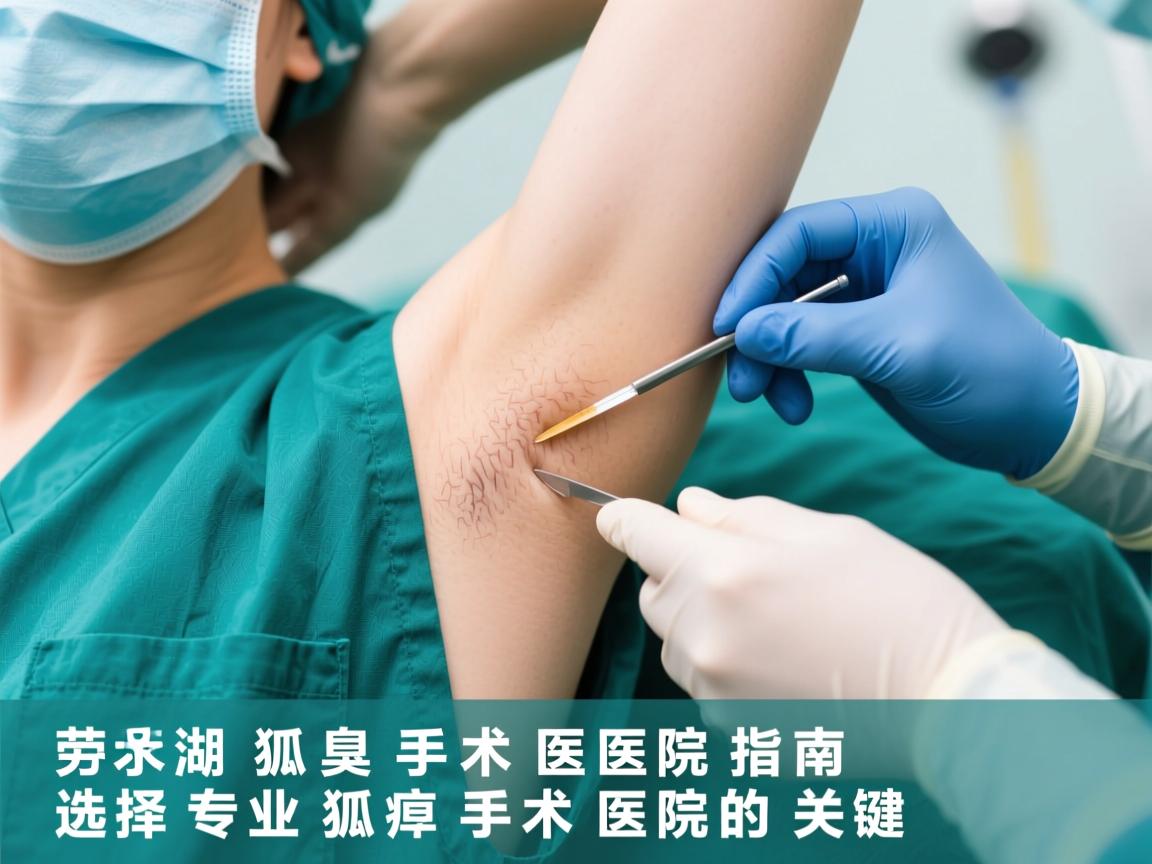 芜湖狐臭手术医院指南，选择专业狐臭手术医院的关键