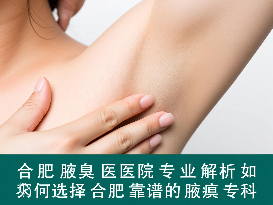 合肥腋臭医院专业解析，如何选择合肥靠谱的腋臭专科