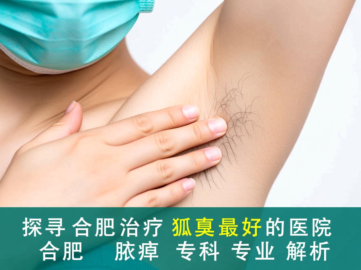探寻合肥治疗狐臭最好的医院，合肥腋臭专科专业解析