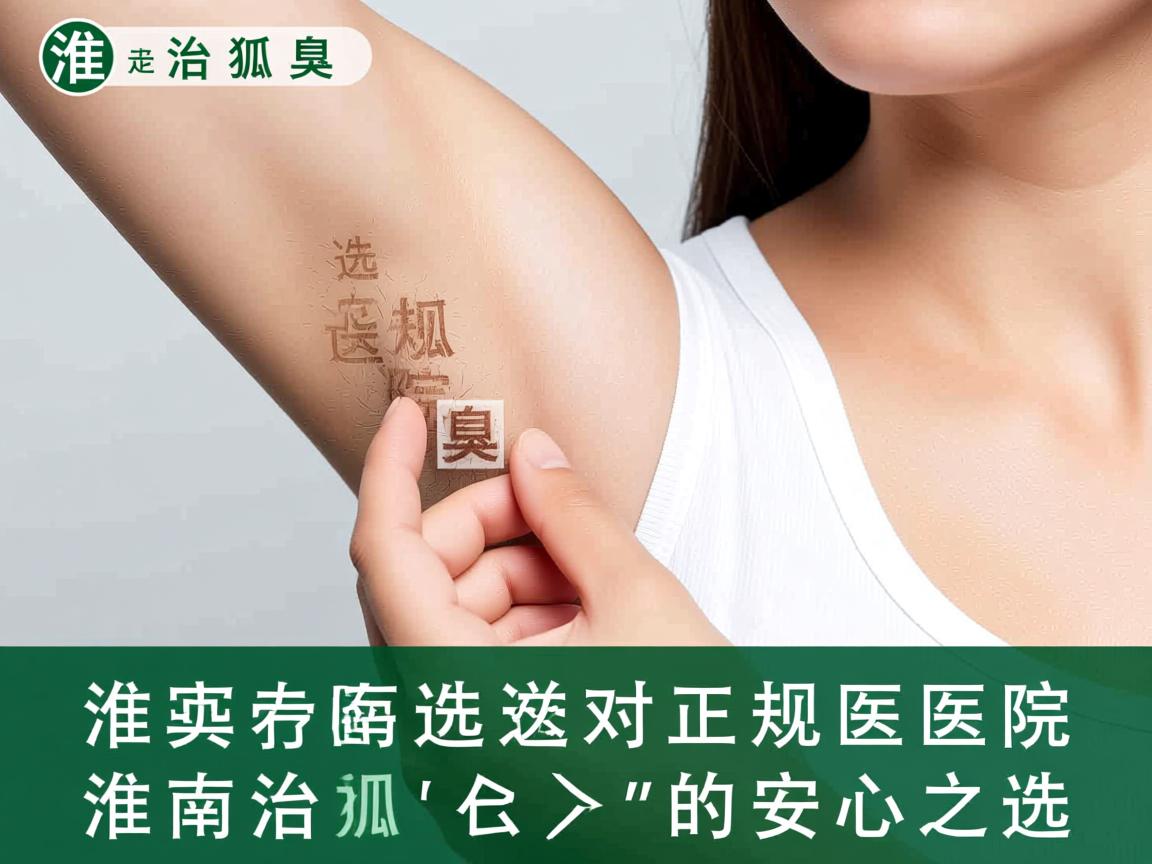 淮南治狐臭，选对正规医院，淮南治狐臭的安心之选
